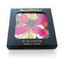 Bright Floral Coasters Box Set Round Heat Resistant, thumbnail 6 of 8