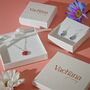 North Star Clear Cubic Zirconia Sterling Silver Pendant Necklace, thumbnail 6 of 6