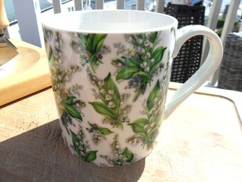 Jumbo Mug In Lily Of The Valley Design, 2 of 7