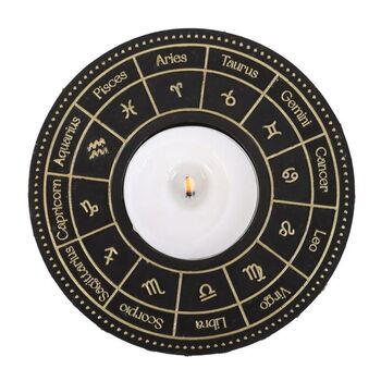 Astrology Wheel Tealight Candle Holder, 3 of 3