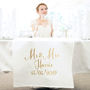 Personalised Classic Wedding Table Runner, thumbnail 1 of 6