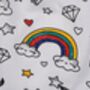 Colour Me In Unicorn Pyjamas With Pens, thumbnail 4 of 9
