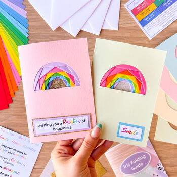 Chasing Rainbows Card Making Kit | Iris Folding, 3 of 4