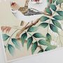 Two Birds And Wisteria Chinoiserie Giclée Print, thumbnail 2 of 4