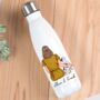 Lady And Dog Themed Bottle, thumbnail 1 of 9