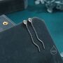 Sterling Silver Clear Cz Balloon Dangle Stud Earrings, thumbnail 6 of 12