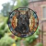 Scottish Terrier Stained Glass Effect Suncatcher, thumbnail 5 of 5