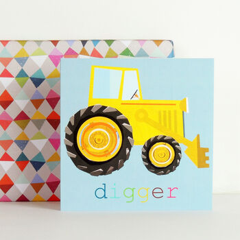 Digger Greetings Card, 5 of 5