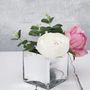 Artificial Peony Bouquet In Mirrored Vase, thumbnail 2 of 6