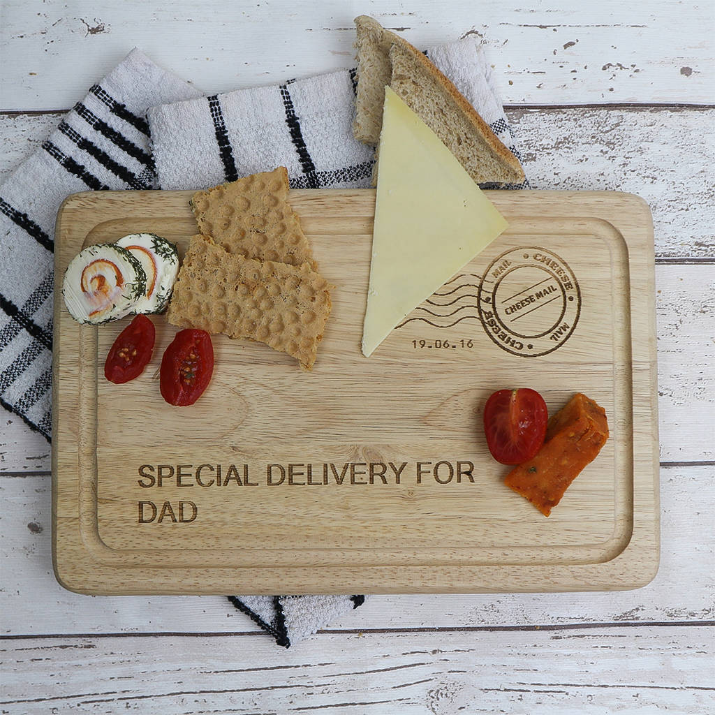 Personalised Cheese Mail Cheeseboard By Jacob Noah Personalised Gifts