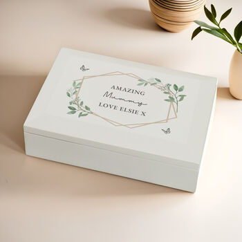 Personalised Butterfly Wooden Jewellery Box, 3 of 6