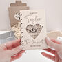 Personalised Wooden Wedding Card 'Tied The Knot', thumbnail 6 of 8