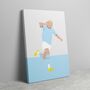 Erling Haaland Man City Canvas, thumbnail 1 of 2