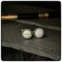 Personalised Football Leather Cufflinks, thumbnail 4 of 11