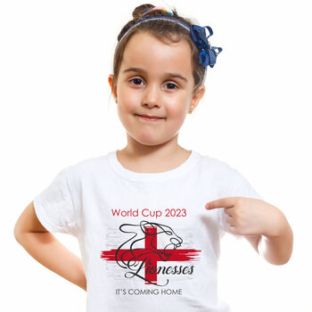 Child's Unisex Lionesses World Cup Tshirt 2023, 4 of 5