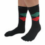 Essential Men's Argyle Cotton Toe Socks, thumbnail 2 of 3