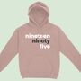 Modern Birth Year In Words Hoodie, thumbnail 4 of 8