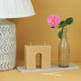Large Square Arch Pillar Candle, thumbnail 2 of 6