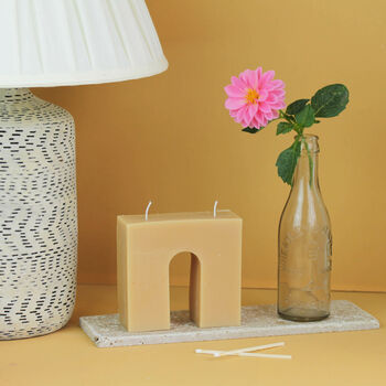 Large Square Arch Pillar Candle, 2 of 6
