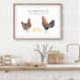 Personalised Chicken Family Print, thumbnail 5 of 6