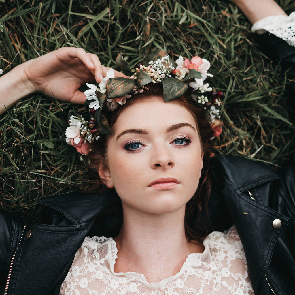 willow flower crown by luna and wild | notonthehighstreet.com