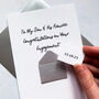 Personalised Congratulations On Your Engagement Card, thumbnail 3 of 7