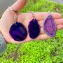Agate Slice Crystal Key Rings / Perfect For Attaching To Keys, Handbags, Or As A Decorative Charm, thumbnail 6 of 6