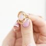 Rose Quartz Love, Self Confidence And Compassion Ring, thumbnail 2 of 10