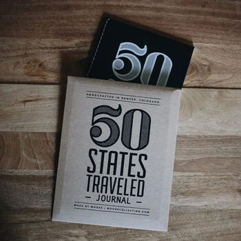 50 States Traveled USA Travel Journal Diary Road Trip, 3 of 4