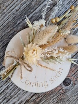Coming Soon Baby Announcement Plaque, 4 of 9