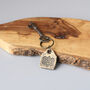 Solid Bronze Celtic Design Keepsake Keyring, thumbnail 2 of 7