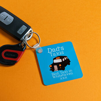 Personalised 'Dad's Taxi' Key Ring, 7 of 8