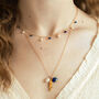 Gold Fish And Pearl Necklace Set Of Two, thumbnail 2 of 7