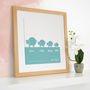 Personalised Flock Of Sheep Family Print, thumbnail 6 of 8