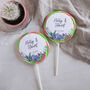 Succulent Themed Wedding Favour Giant Lollipops, thumbnail 1 of 3