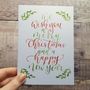 'We Wish You A Merry Christmas' Card, thumbnail 2 of 3