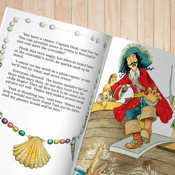 Adventures With Peter Pan Personalised Book, 2 of 8