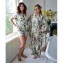 Pineapple And Bluebird Cotton Pyjamas, thumbnail 5 of 8