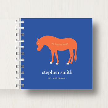 Personalised Kid's Pony Small Notebook, 7 of 9