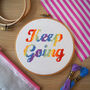 'Keep Going' Cross Stitch Kit, thumbnail 1 of 10