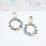 Statement Gemstone Drop Earrings, thumbnail 1 of 10