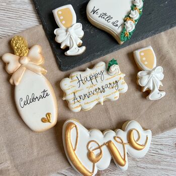 Personalised Anniversary Biscuit Gift, 6 of 6