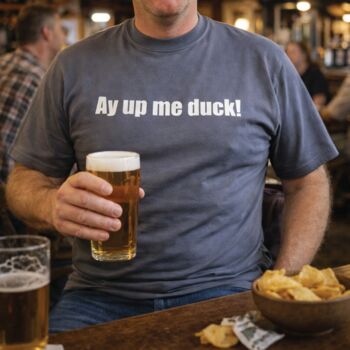 Ay Up Me Duck Derbyshire T Shirt, 2 of 7