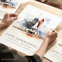 Florida Destination Landmark Poster For Cape Canaveral, thumbnail 1 of 7