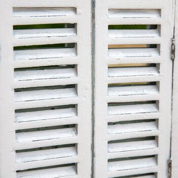 Vintage Style Mirror With Shutters, 5 of 7