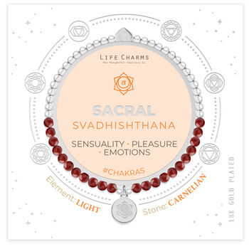 Sacral Chakra Carnelian Bracelet, 2 of 8