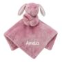 Personalised Baby Rabbit Comforter Embroidered Gift, thumbnail 5 of 6