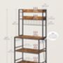 Kitchen Storage Rack With Power Outlet And 14 Hooks, thumbnail 10 of 11