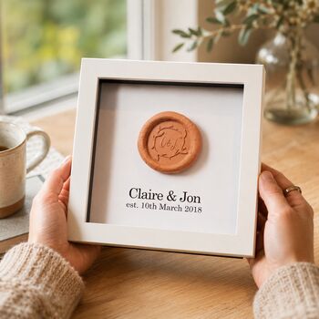 Personalised Terracotta Anniversary Artwork, 2 of 9