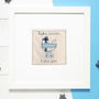 Personalised New Baby Boy Embroidered Picture Gift, thumbnail 8 of 12